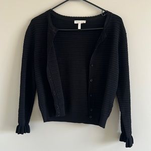 NWOT Rebecca Taylor black cardigan XS